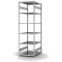 Fachbodenregal Grundregal ORION PLUS, 2.500×750×800 mm, verzinkt