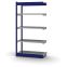 Fachboden-Rohrregal Anbauregal RR, 2.000×1.025×400 mm, verzinkt