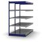 Fachboden-Rohrregal Anbauregal RR, 2.000×1.025×800 mm, verzinkt