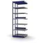 Fachboden-Rohrregal Anbauregal RR, 3.000×1.025×400 mm, verzinkt