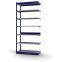 Fachboden-Rohrregal Anbauregal RR, 3.000×1.325×500 mm, verzinkt