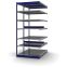 Fachboden-Rohrregal Anbauregal RR, 3.000×1.325×800 mm, verzinkt