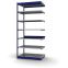 Fachboden-Rohrregal Anbauregal RR, 3.000×1.325×800 mm, verzinkt
