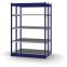 Fachboden-Rohrregal Grundregal RR, 2.000×1.325×400 mm, verzinkt