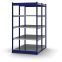 Fachboden-Rohrregal Grundregal RR, 2.000×1.025×600 mm, verzinkt