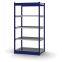 Fachboden-Rohrregal Grundregal RR, 2.000×1.025×600 mm, verzinkt