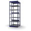 Fachboden-Rohrregal Grundregal RR, 3.000×1.025×500 mm, verzinkt