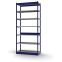 Fachboden-Rohrregal Grundregal RR, 3.000×1.325×500 mm, verzinkt