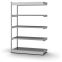 Fachboden-Rohrregal Anbauregal RR, 2.000×1.025×400 mm, verzinkt