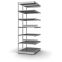 Fachboden-Rohrregal Anbauregal RR, 3.000×1.325×400 mm, verzinkt