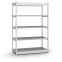 Fachboden-Rohrregal Grundregal RR, 2.000×1.025×400 mm, verzinkt