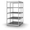 Fachboden-Rohrregal Grundregal RR, 2.000×1.325×400 mm, verzinkt