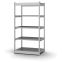 Fachboden-Rohrregal Grundregal RR, 2.000×1.325×400 mm, verzinkt