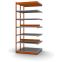 Fachboden-Rohrregal Anbauregal RR, 2.500×1.325×600 mm, verzinkt