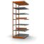Fachboden-Rohrregal Anbauregal RR, 2.500×1.025×800 mm, verzinkt