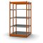 Fachboden-Rohrregal Anbauregal RR, 3.000×1.025×500 mm, verzinkt