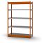 Fachboden-Rohrregal Anbauregal RR, 3.000×1.325×500 mm, verzinkt