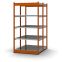 Fachboden-Rohrregal Anbauregal RR, 3.000×1.025×600 mm, verzinkt