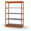 Fachboden-Rohrregal Anbauregal RR, 3.000×1.325×600 mm, verzinkt