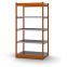 Fachboden-Rohrregal Anbauregal RR, 3.000×1.025×800 mm, verzinkt