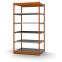 Fachboden-Rohrregal Grundregal RR, 2.000×1.325×400 mm, verzinkt