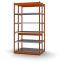 Fachboden-Rohrregal Grundregal RR, 2.000×1.325×500 mm, verzinkt