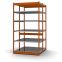 Fachboden-Rohrregal Grundregal RR, 2.000×1.325×800 mm, verzinkt