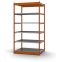 Fachboden-Rohrregal Grundregal RR, 2.500×1.325×400 mm, verzinkt