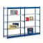 Fachboden-Rohrregal Anbauregal RR, 2.500×1.025×400 mm, verzinkt