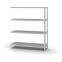 Fachbodenregal Anbauregal WR, 1.500×1.300×400 mm, lichtgrau