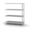 Fachbodenregal Anbauregal WR, 1.500×1.300×500 mm, lichtgrau