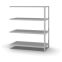 Fachbodenregal Anbauregal WR, 1.500×1.300×600 mm, lichtgrau