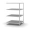 Fachbodenregal Anbauregal WR, 1.500×1.000×800 mm, lichtgrau