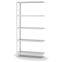 Fachbodenregal Anbauregal WR, 2.000×1.000×300 mm, lichtgrau