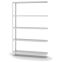 Fachbodenregal Anbauregal WR, 2.000×1.300×300 mm, lichtgrau