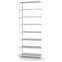 Aktenregal Anbauregal WR, 2.550×1.000×300 mm, lichtgrau