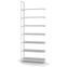 Aktenregal Anbauregal WR, 2.550×1.000×300 mm, lichtgrau