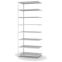 Aktenregal Anbauregal WR, 2.550×1.000×600 mm, lichtgrau