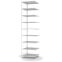 Aktenregal Anbauregal WR, 2.900×750×600 mm, lichtgrau
