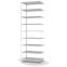 Aktenregal Anbauregal WR, 2.900×1.000×600 mm, lichtgrau
