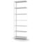 Fachbodenregal Anbauregal WR, 3.000×1.000×400 mm, lichtgrau