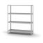 Fachbodenregal Grundregal WR, 1.500×1.300×400 mm, lichtgrau
