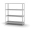 Fachbodenregal Grundregal WR, 1.500×1.300×500 mm, lichtgrau