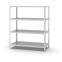 Fachbodenregal Grundregal WR, 1.500×1.300×600 mm, lichtgrau