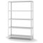 Fachbodenregal Grundregal WR, 2.000×1.300×400 mm, lichtgrau