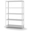 Fachbodenregal Grundregal WR, 2.000×1.300×500 mm, lichtgrau