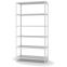 Fachbodenregal Grundregal WR, 2.500×1.300×500 mm, lichtgrau
