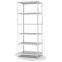 Fachbodenregal Grundregal WR, 2.500×1.000×600 mm, lichtgrau