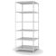 Fachbodenregal Grundregal WR, 2.500×1.000×800 mm, lichtgrau