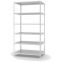 Fachbodenregal Grundregal WR, 2.500×1.300×800 mm, lichtgrau